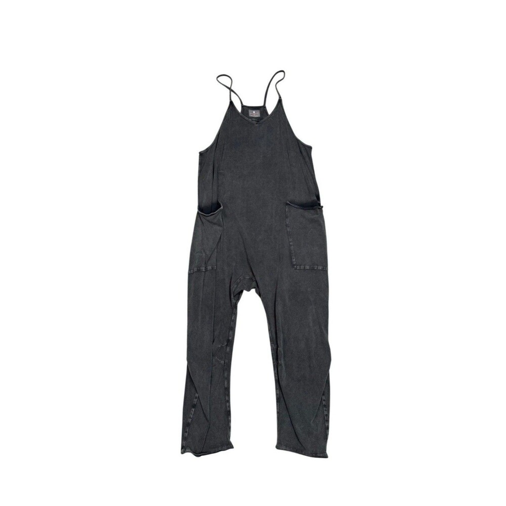 FP Movement Hot Shot Jumpsuit Women’s XS Charcoal Free People Hippie Chic Boho